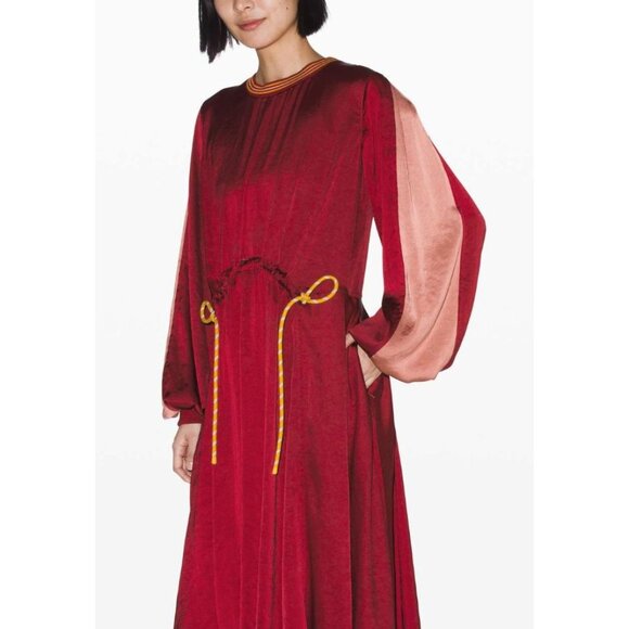 Lululemon x Roksanda Face Forward Dress Caliente Rustic Coral-sz appox. 10 - Picture 8 of 15